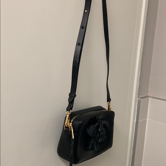 Rebecca Minkoff black tassel shoulder bag - Picture 7 of 11